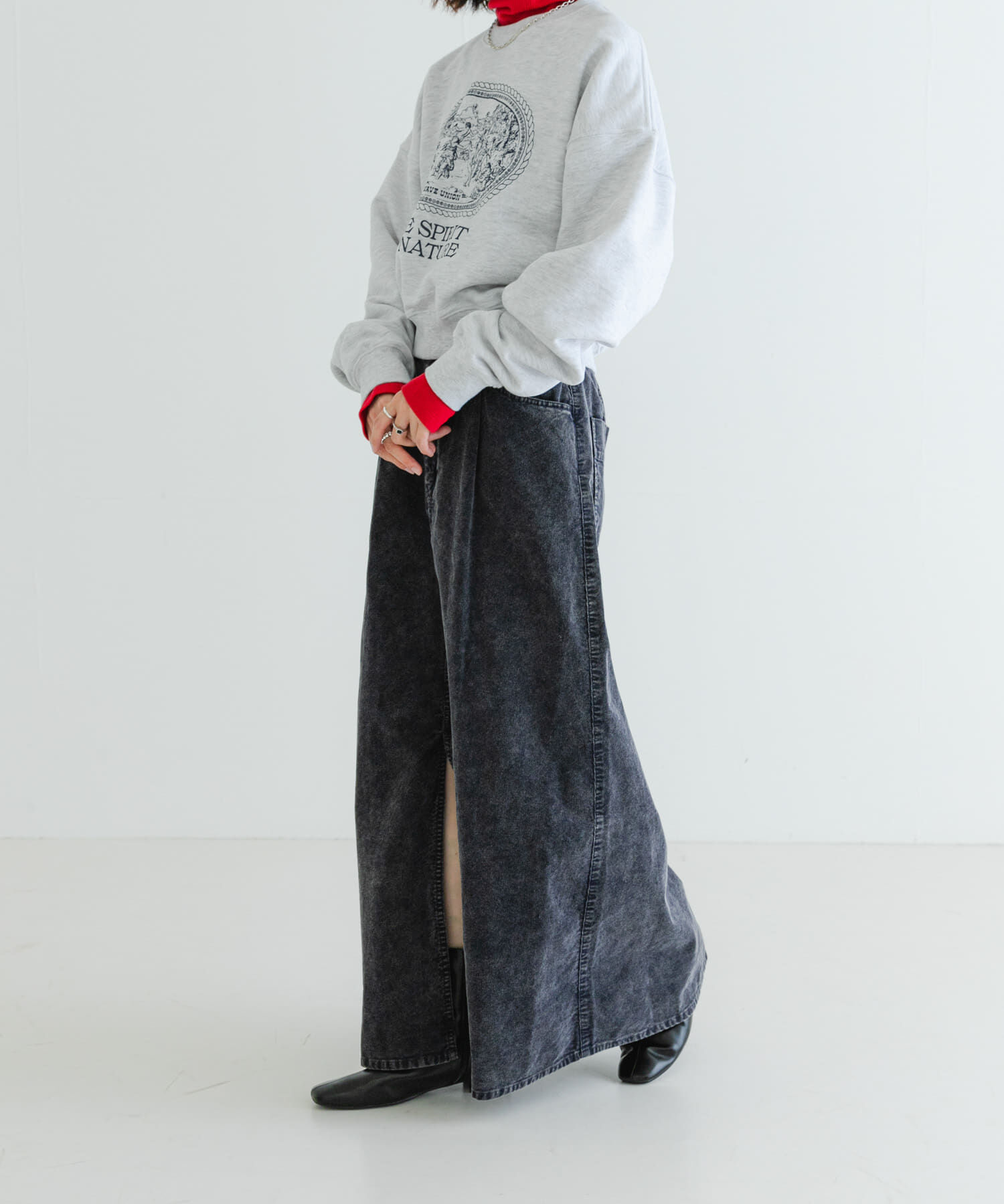 URBAN RESEARCH「ガーメントダイコーデュロイスカート」|スカート|