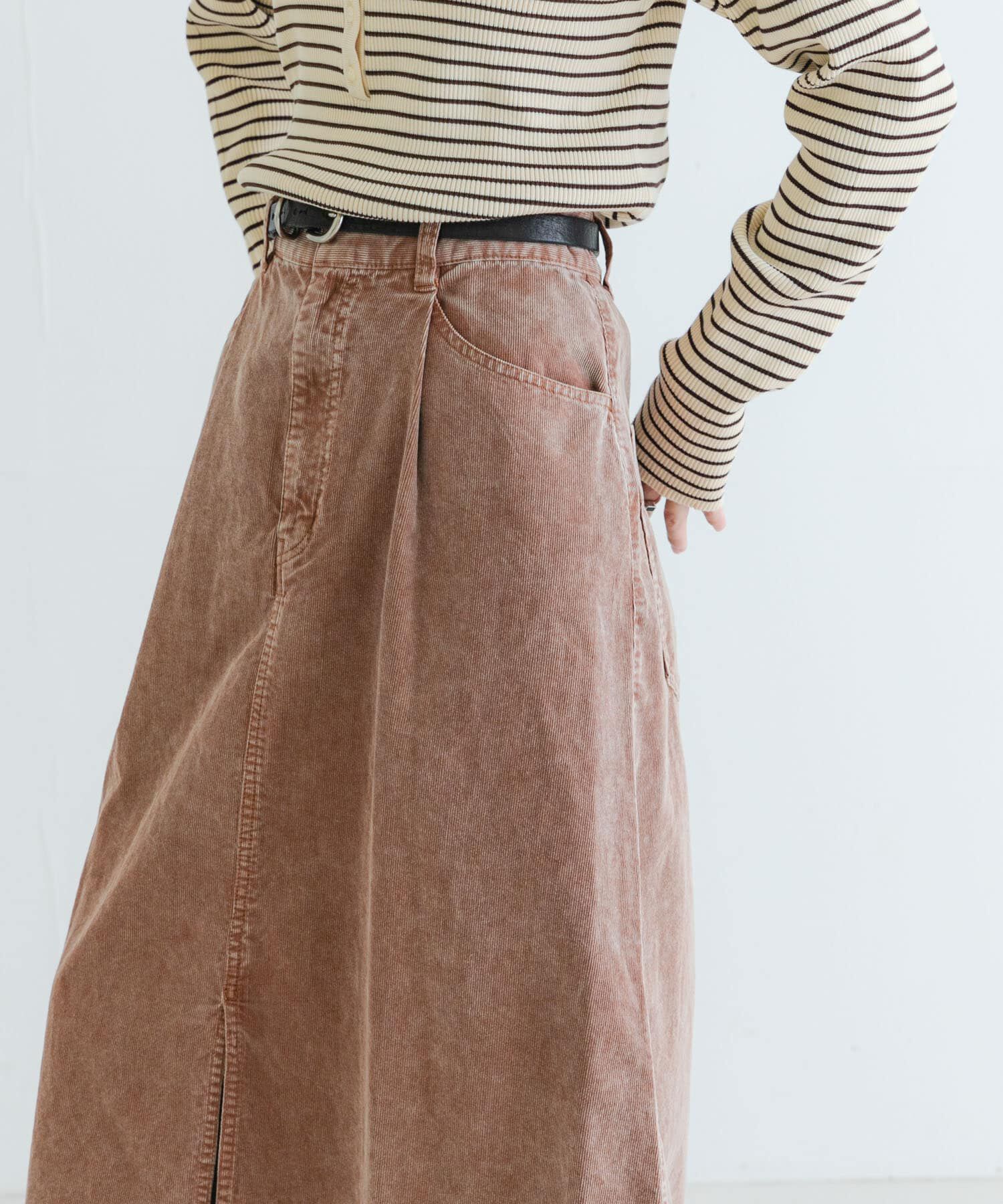 URBAN RESEARCH「ガーメントダイコーデュロイスカート」|スカート|