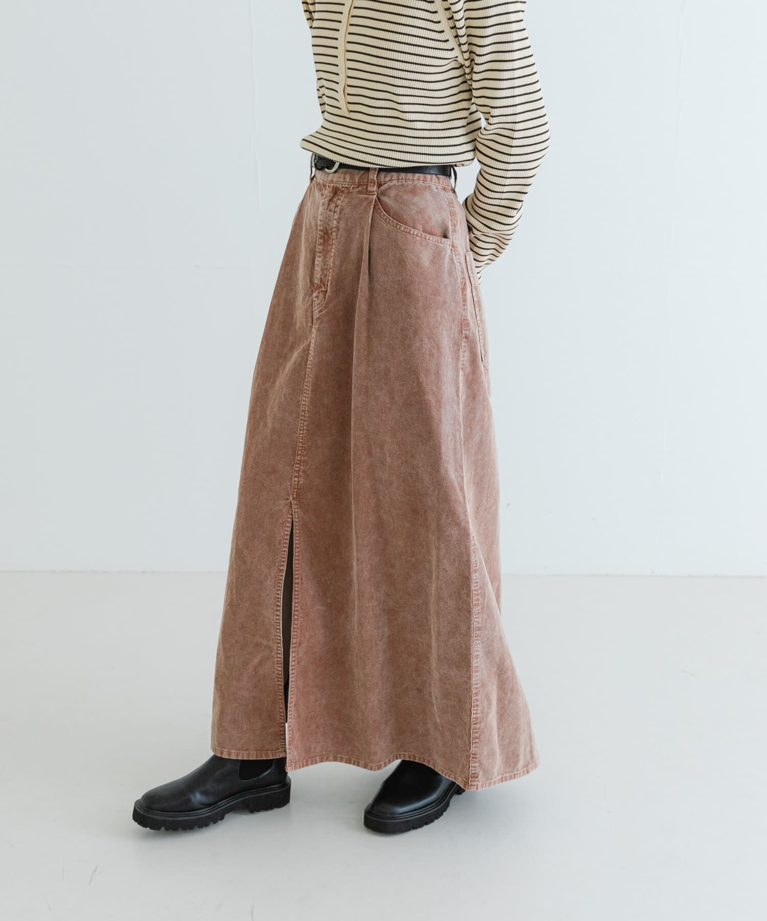 URBAN RESEARCH「ガーメントダイコーデュロイスカート」|スカート|