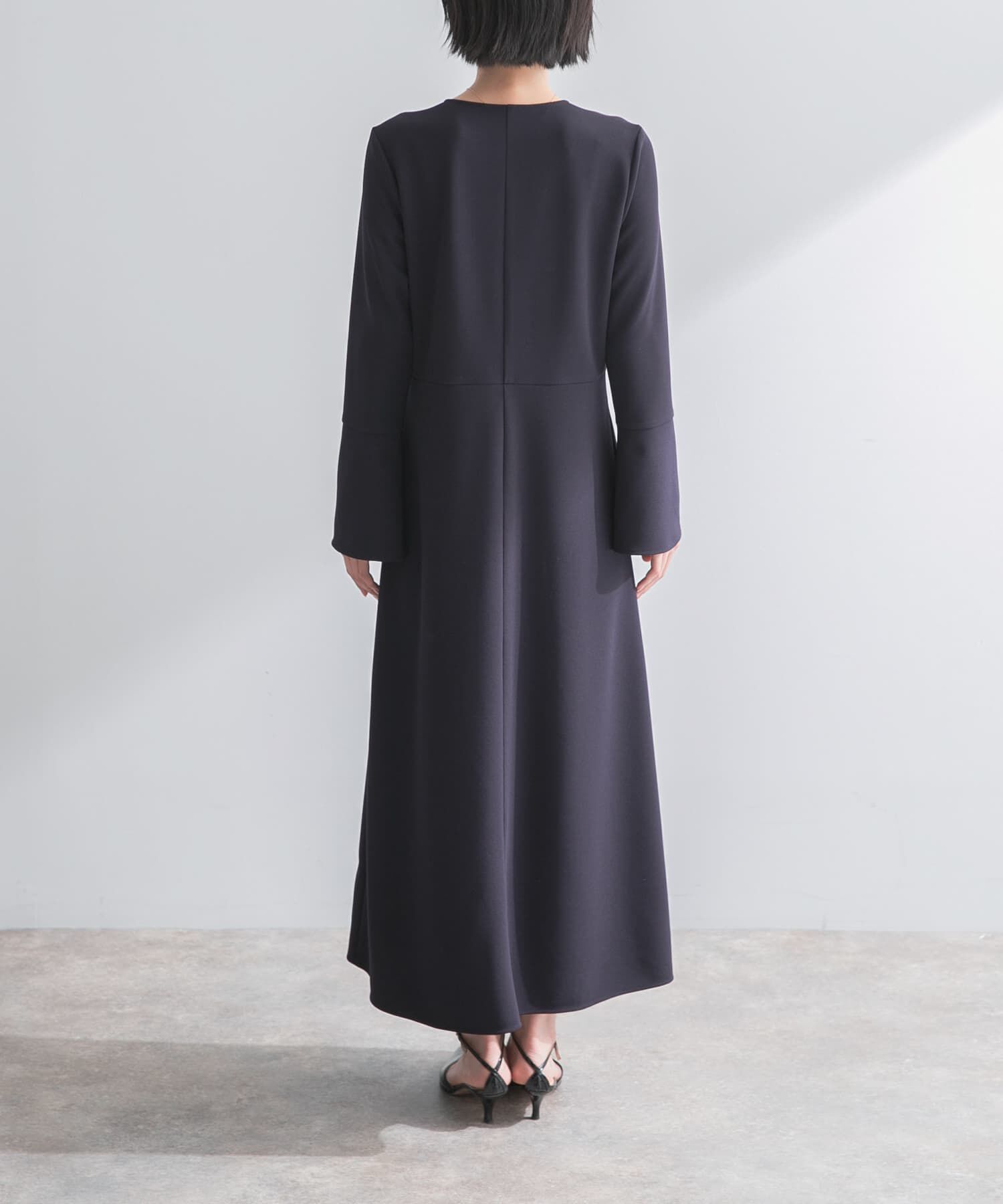 URBAN RESEARCH ROSSO「ストレッチジョーゼットワンピース」|ワンピース|