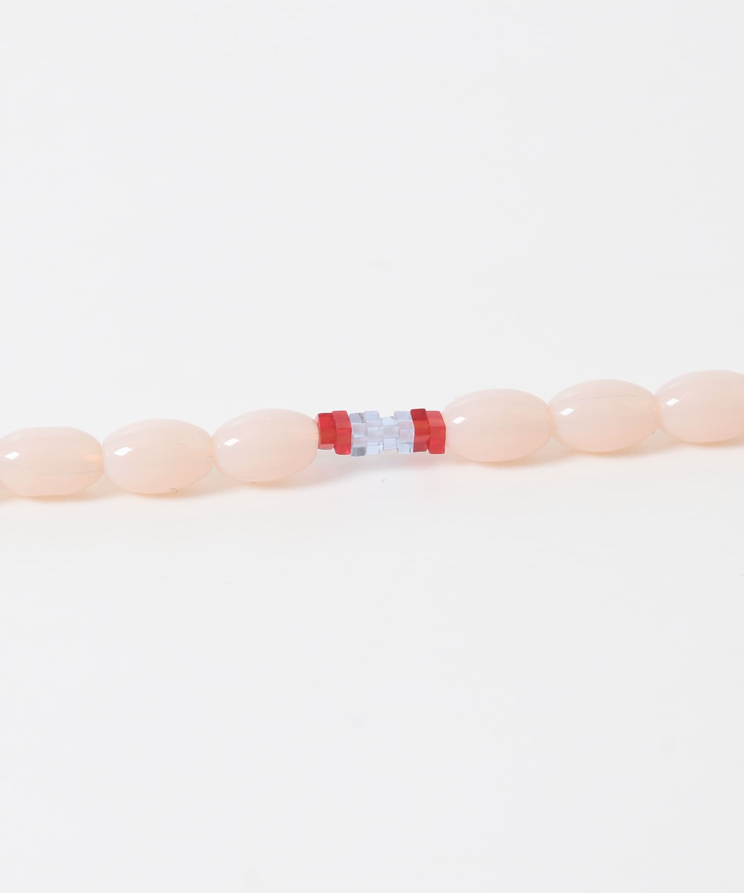 SMELLY「ステンレスポイントカラービーズネックレス」|ネックレス|