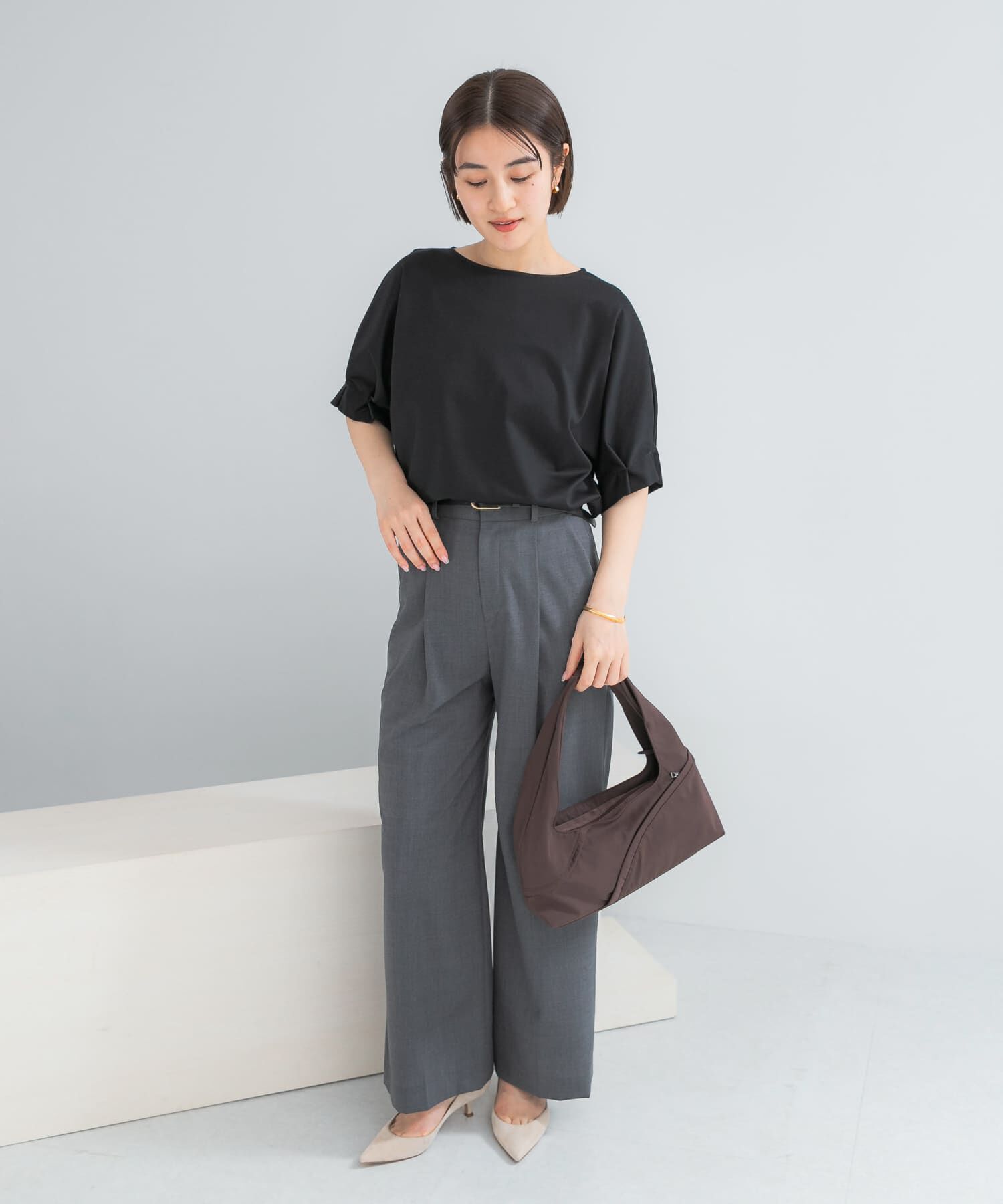 URBAN RESEARCH ROSSO「UVカットクールタッチタックスリーブプルオーバー」|Tシャツ・カットソー|