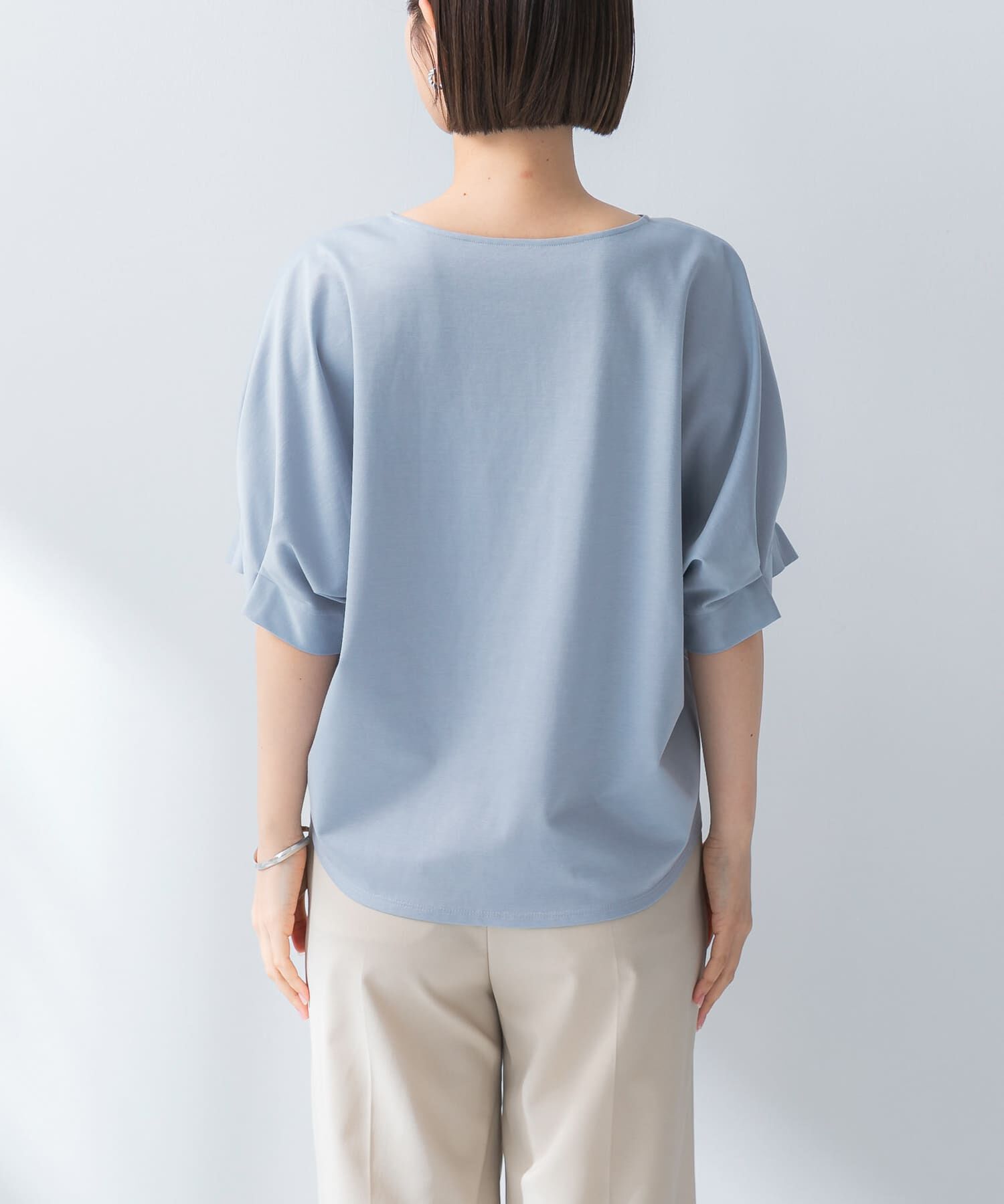 URBAN RESEARCH ROSSO「UVカットクールタッチタックスリーブプルオーバー」|Tシャツ・カットソー|