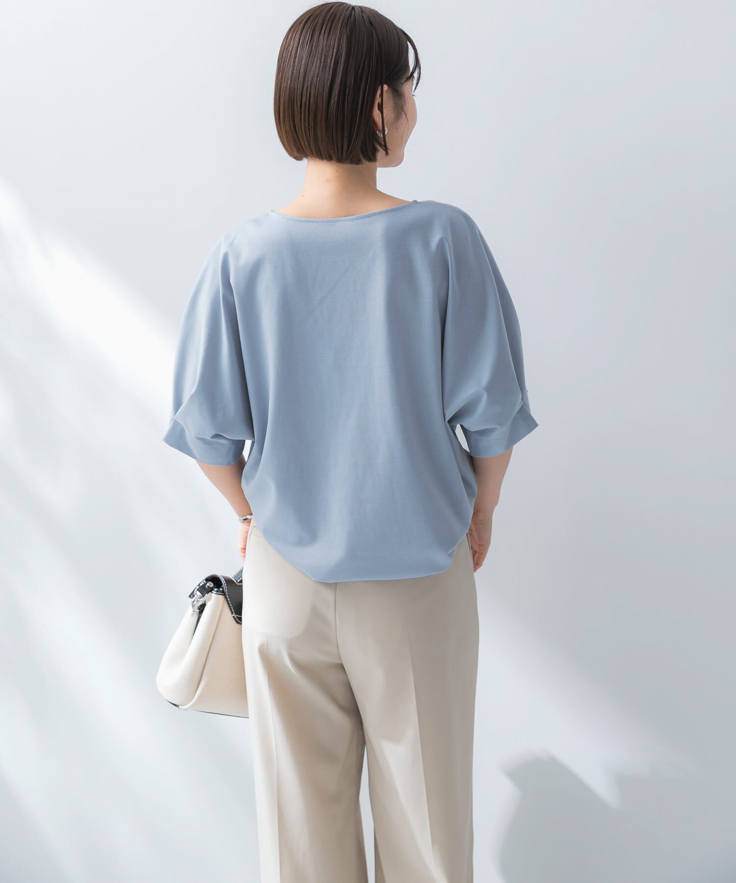 URBAN RESEARCH ROSSO「UVカットクールタッチタックスリーブプルオーバー」|Tシャツ・カットソー|