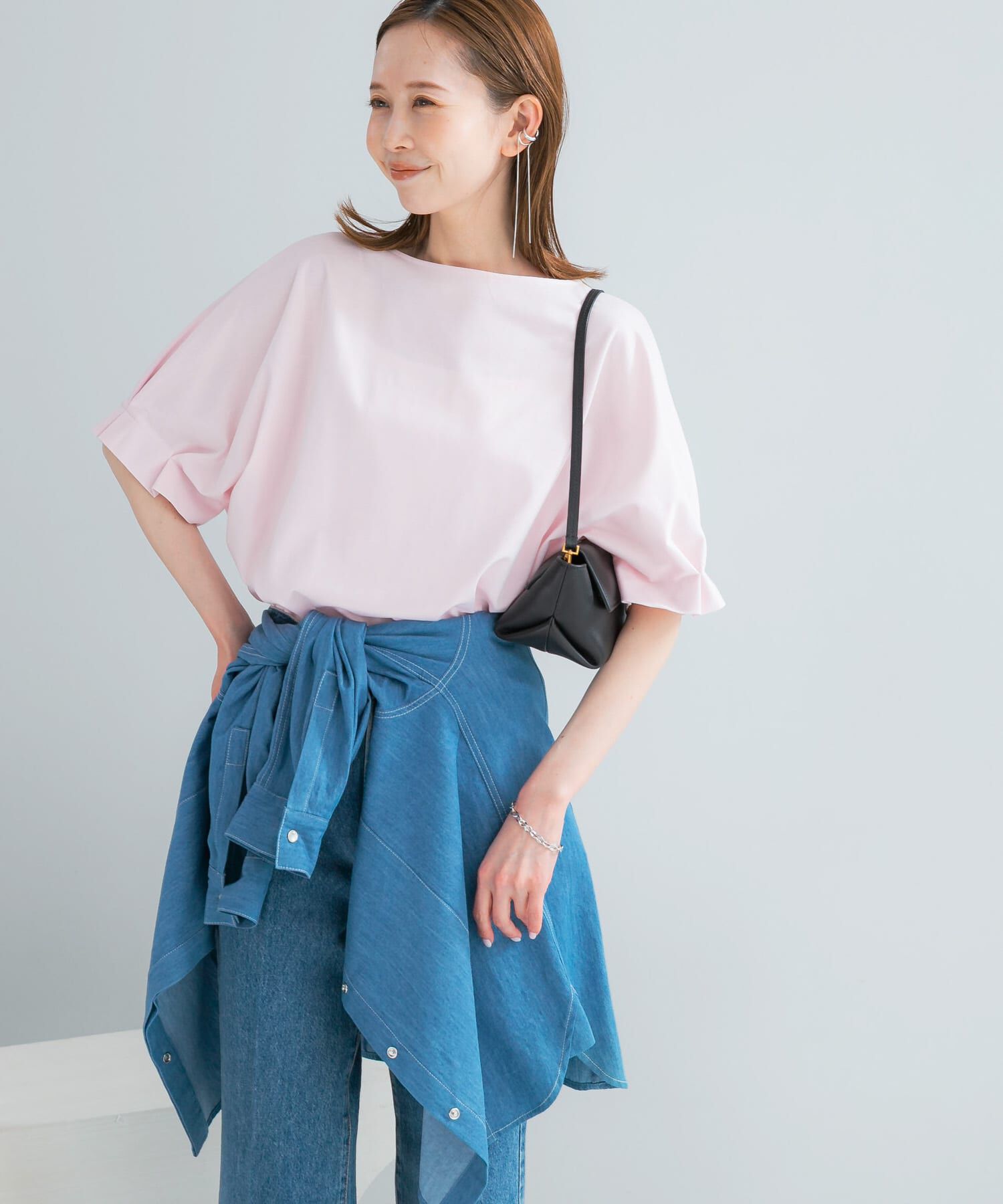 URBAN RESEARCH ROSSO「UVカットクールタッチタックスリーブプルオーバー」|Tシャツ・カットソー|