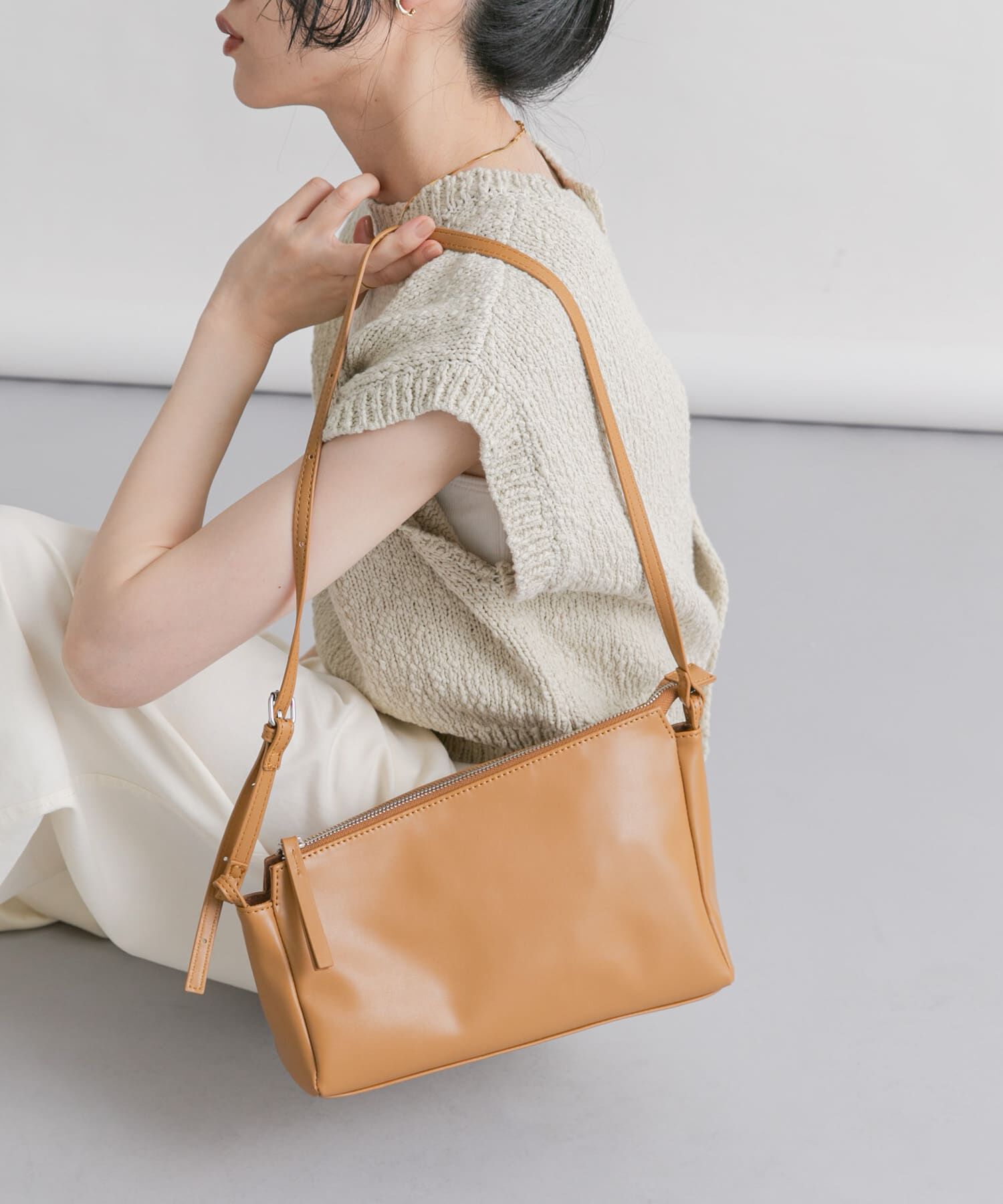  「アシンメトリースリムショルダーBAG」|ショルダー・メッセンジャー|