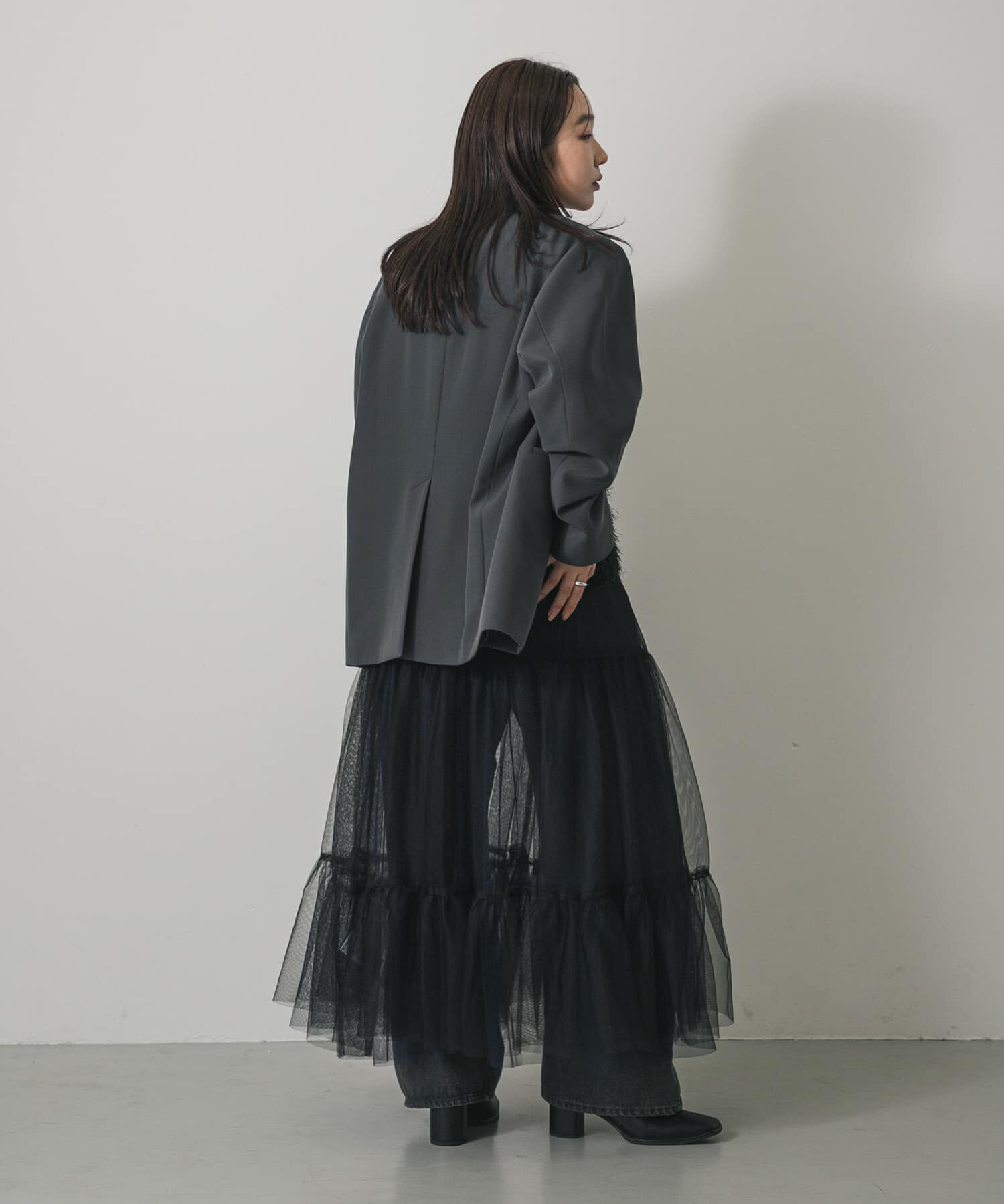 SENSE OF PLACE by URBAN RESEARCH「『2WAY仕様』レイヤードティアードチュールスカート」|スカート|