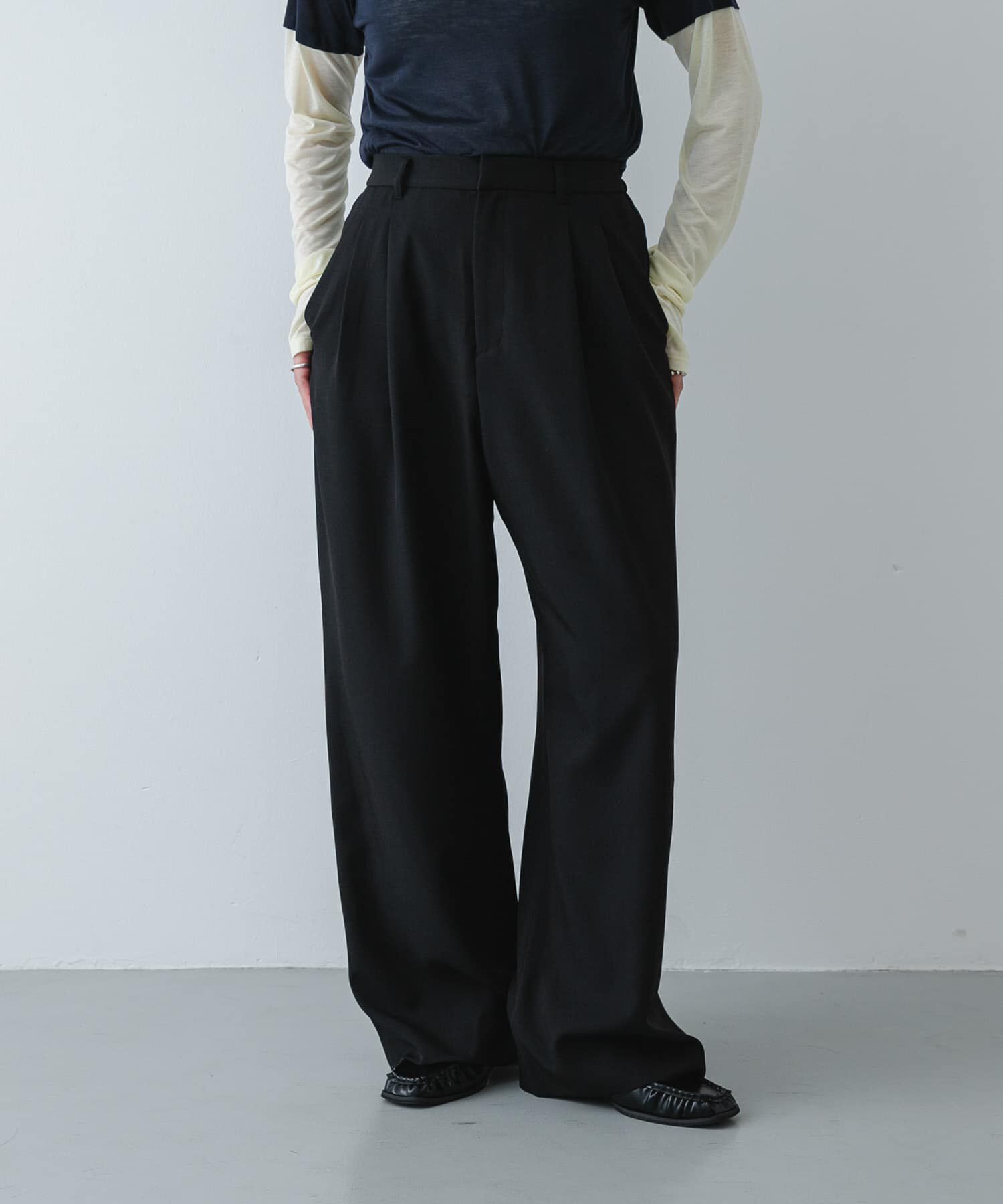 SENSE OF PLACE by URBAN RESEARCH「『イージーケア/速乾/UVカット/接触冷感』ツータックルーズスラックス」|その他|