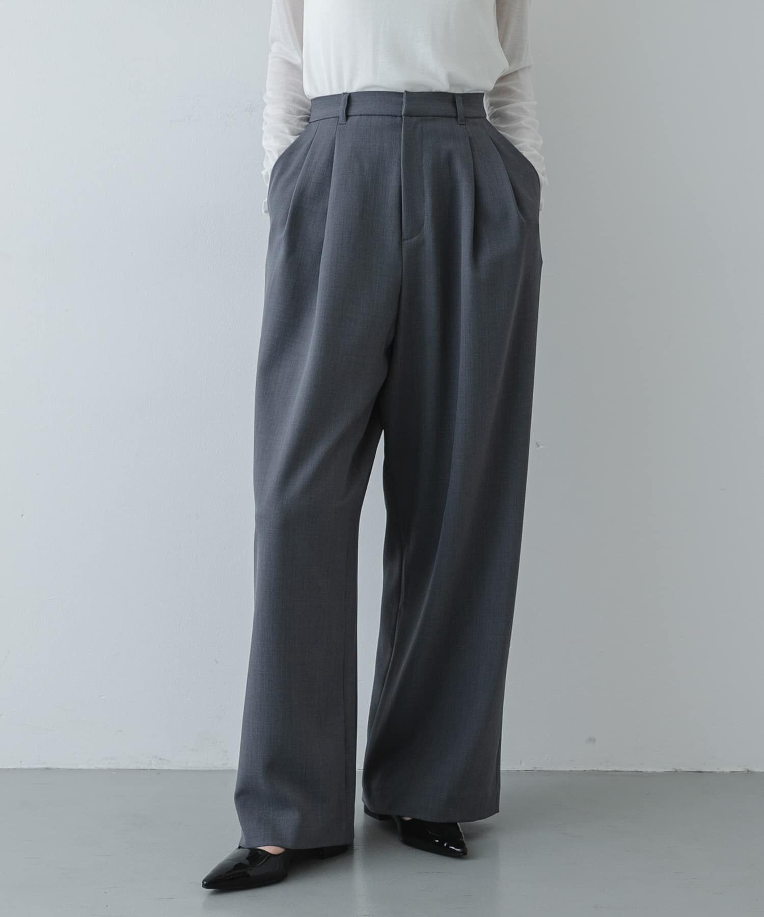 SENSE OF PLACE by URBAN RESEARCH「『イージーケア/速乾/UVカット/接触冷感』ツータックルーズスラックス」|その他|