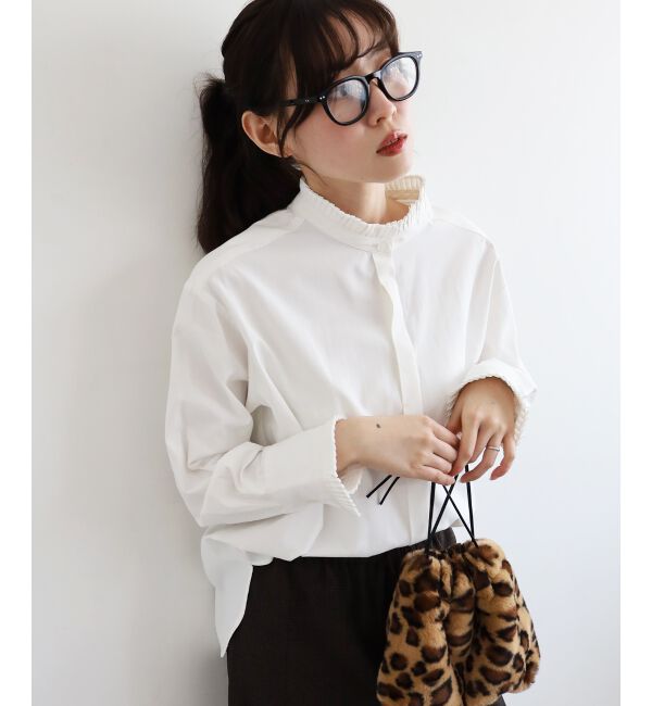  「プリーツカラーシャツ」|シャツ・ブラウス|