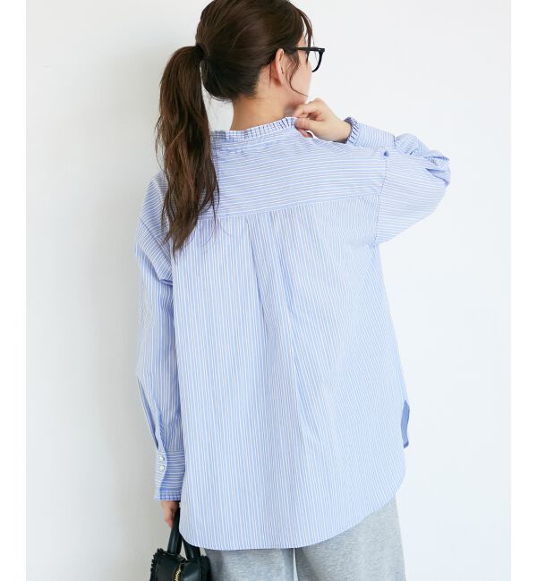  「プリーツカラーシャツ」|シャツ・ブラウス|
