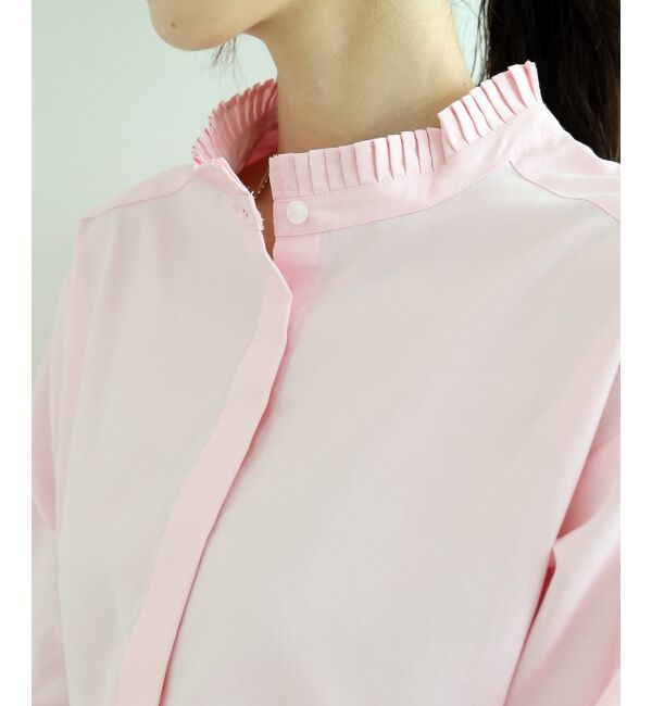  「プリーツカラーシャツ」|シャツ・ブラウス|