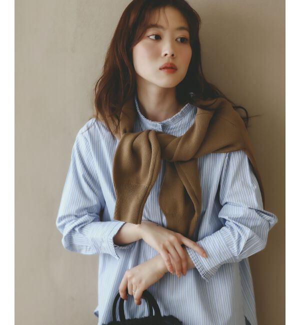  「プリーツカラーシャツ」|シャツ・ブラウス|