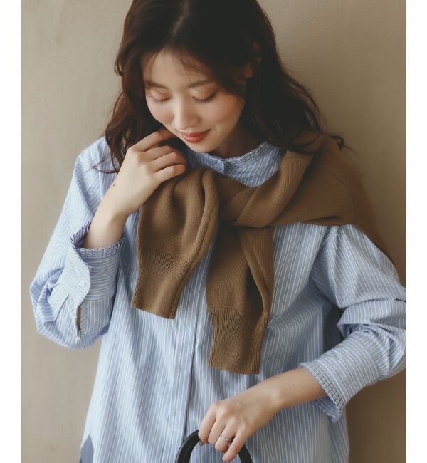  「プリーツカラーシャツ」|シャツ・ブラウス|