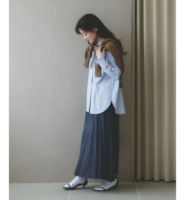 「プリーツカラーシャツ」|シャツ・ブラウス|