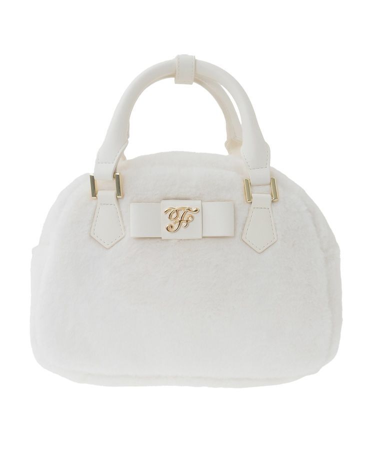 Maison de FLEUR「【限定カラーあり】フェイクファーラウンドバッグ」|ハンドバッグ|