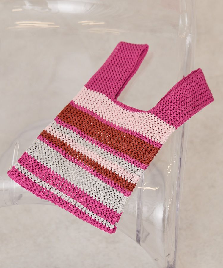 AMERICAN HOLIC「マルチボーダーニットバッグ」|その他|