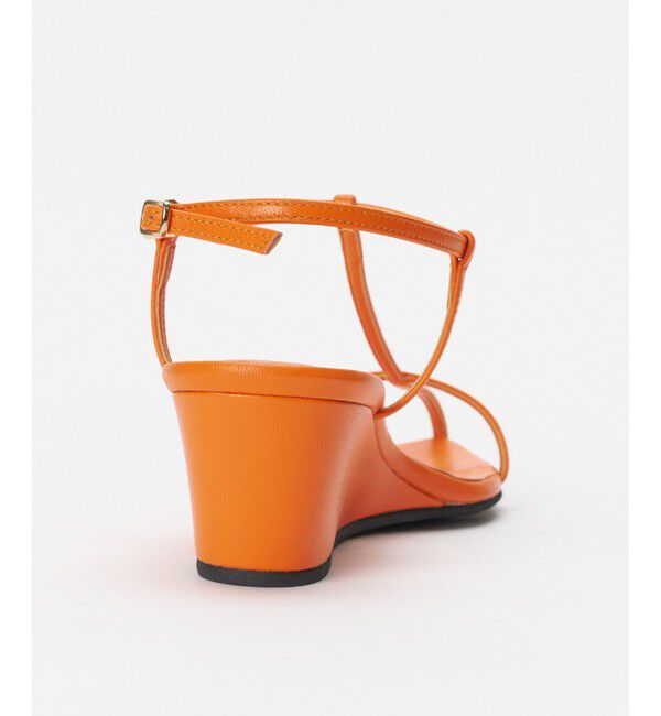 allureville「ナローストラップウェッジサンダル」|サンダル|