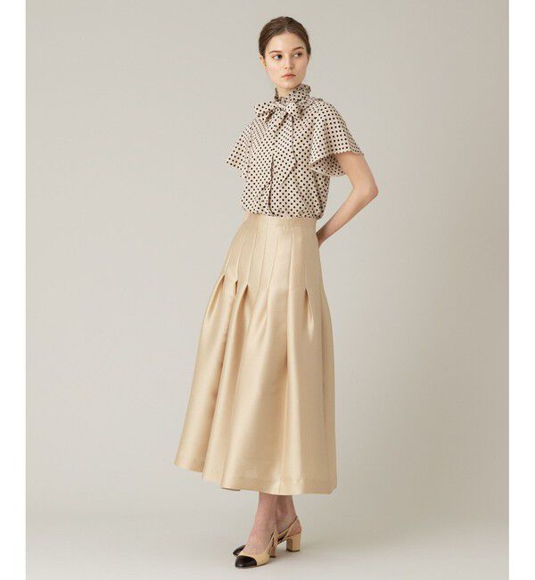 LOULOU WILLOUGHBY「◇【LOULOU WILLOUGHBY】デシンドットフレアスリーブブラウス」|シャツ・ブラウス|