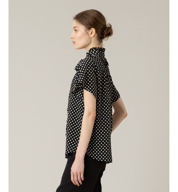 LOULOU WILLOUGHBY「◇【LOULOU WILLOUGHBY】デシンドットフレアスリーブブラウス」|シャツ・ブラウス|