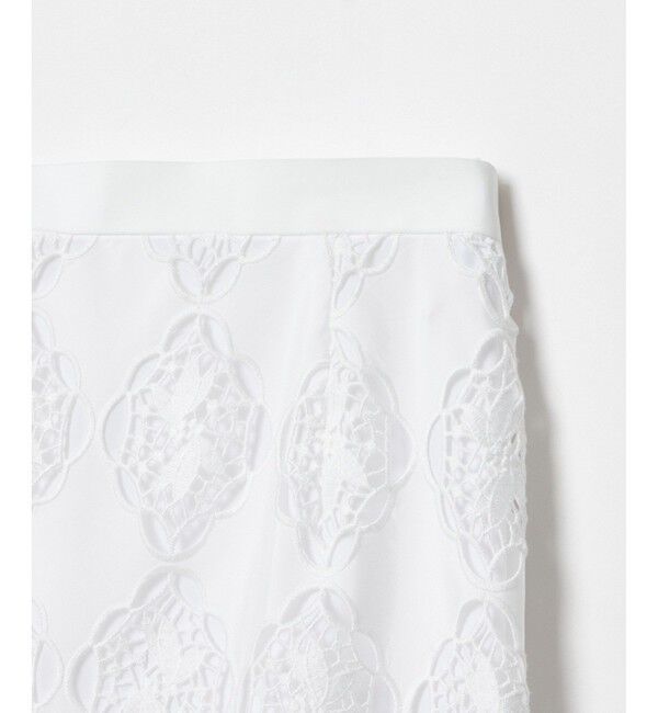 LOULOU WILLOUGHBY「【LOULOU WILLOUGHBY】タフタシシュウタイトスカート」|タイト|