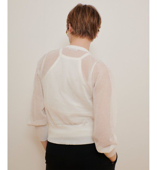 allureville「シアーラミーカーディガン」|カーディガン|