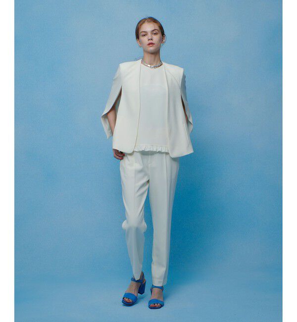 LOULOU WILLOUGHBY「【LOULOU WILLOUGHBY】ハイバックテーパードパンツ」|スラックス|