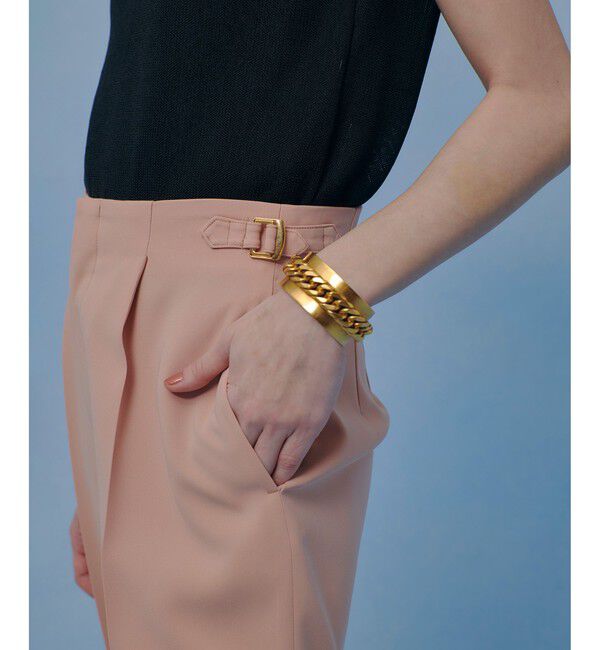 LOULOU WILLOUGHBY「【LOULOU WILLOUGHBY】ハイバックテーパードパンツ」|スラックス|