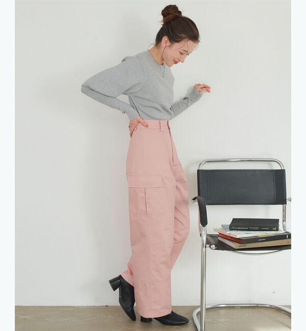 titivate「タックカーゴパンツ」|カーゴ|