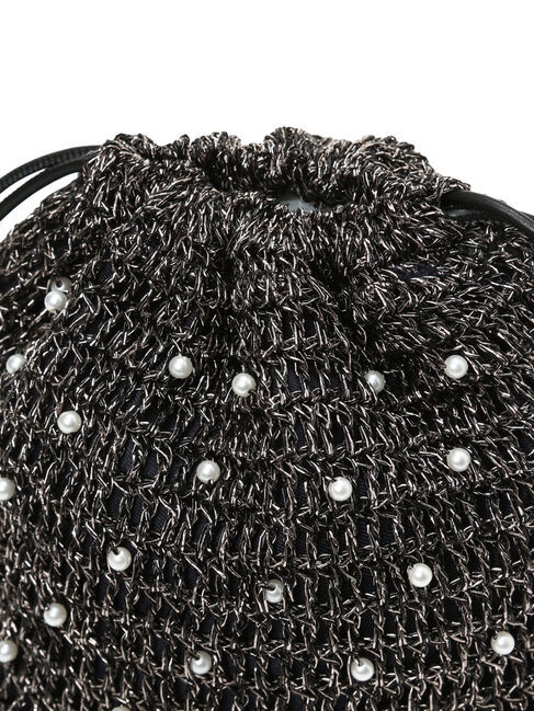 Te chichi「パール付きメタリック2way巾着バッグ」|その他|