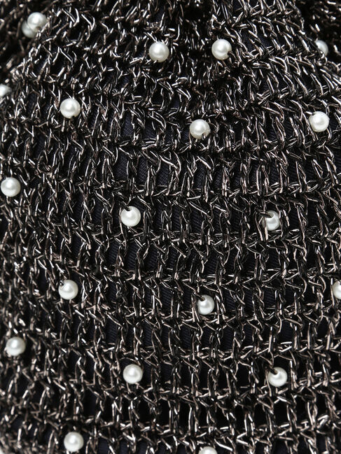 Te chichi「パール付きメタリック2way巾着バッグ」|その他|