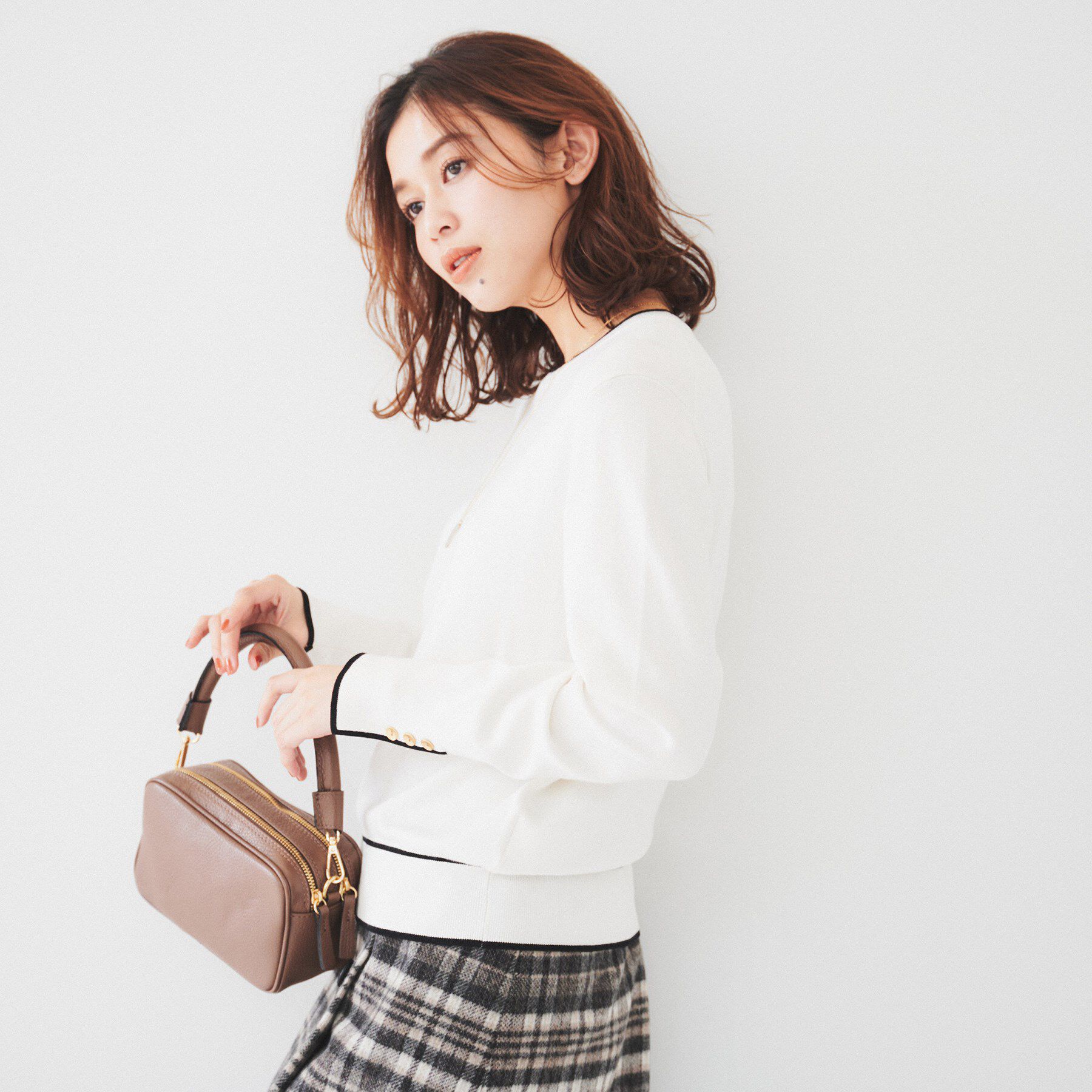 UNTITLED「【アンサンブル可能/6色展開】スパンレーヨン プルオーバーニット」|ニット・セーター|