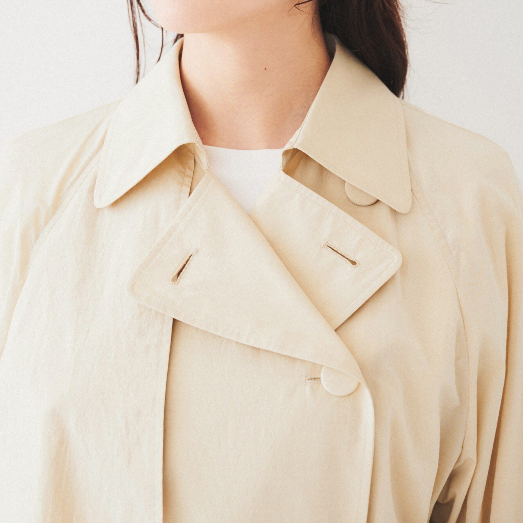 UNTITLED「ライトコットン トレンチコート」|トレンチコート|