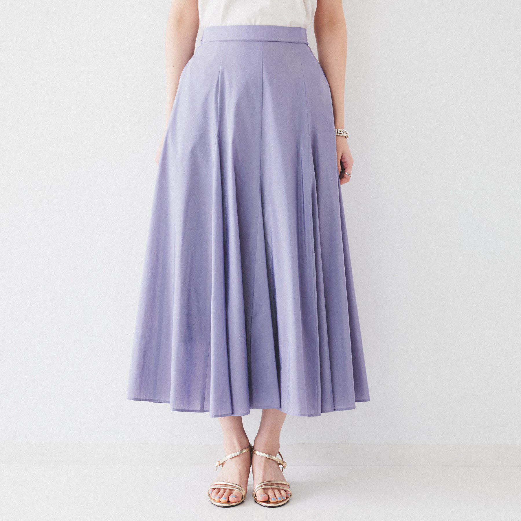 UNTITLED「【トレンド/後ろゴム】ローンフレアスカート」|スカート|