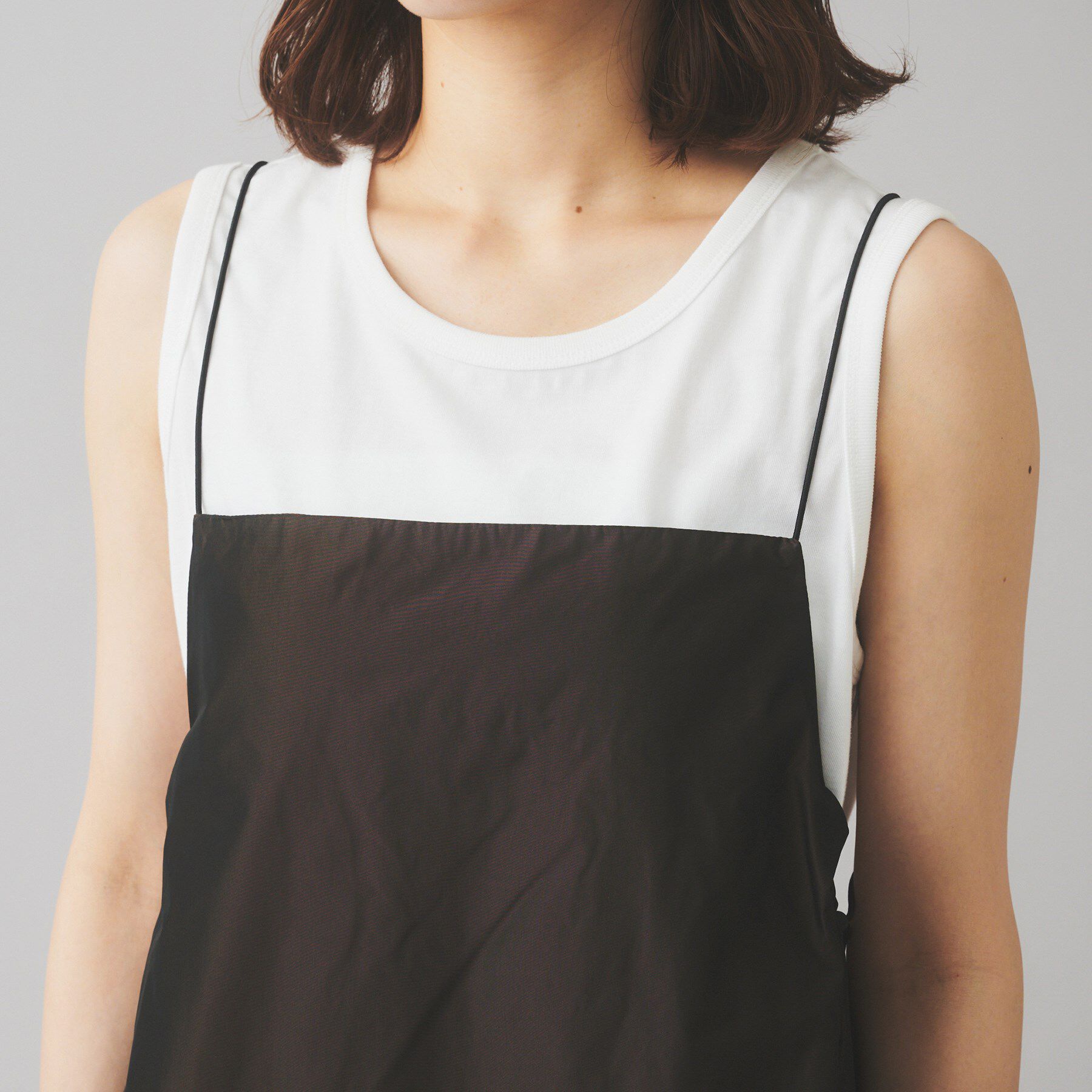 UNTITLED「【Liyoca】タフタキャミワンピース」|ワンピース|