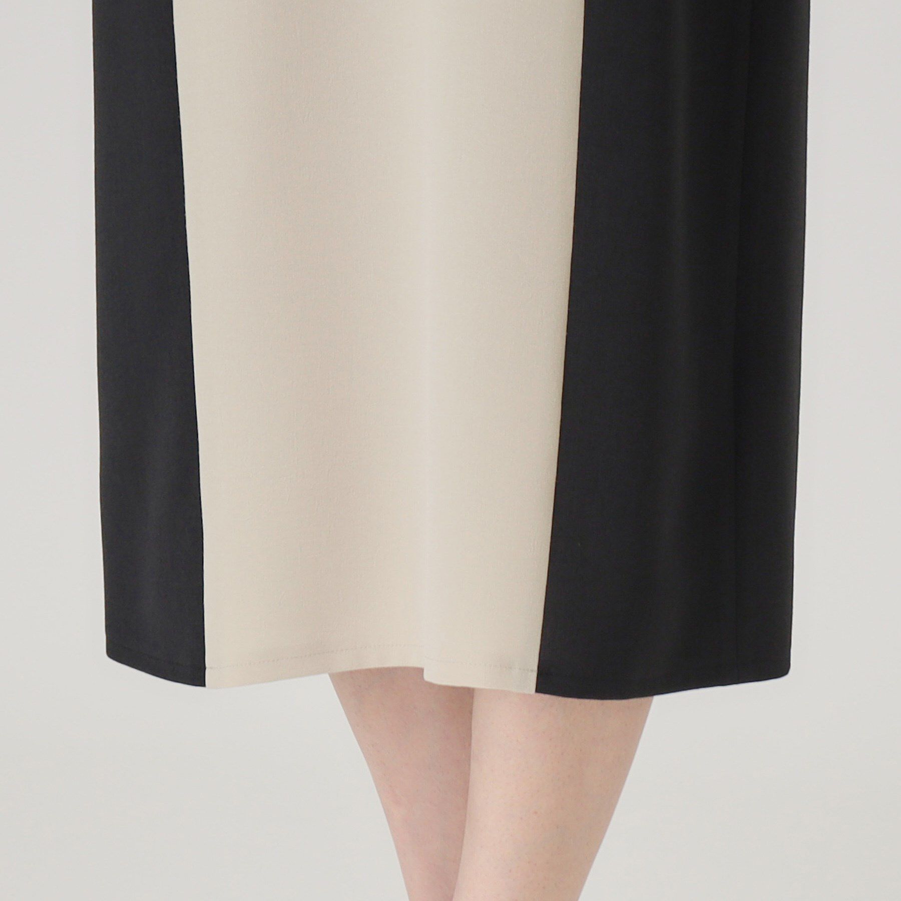 COUP DE CHANCE「【洗える／日本製】配色デザインワンピース」|ワンピース|