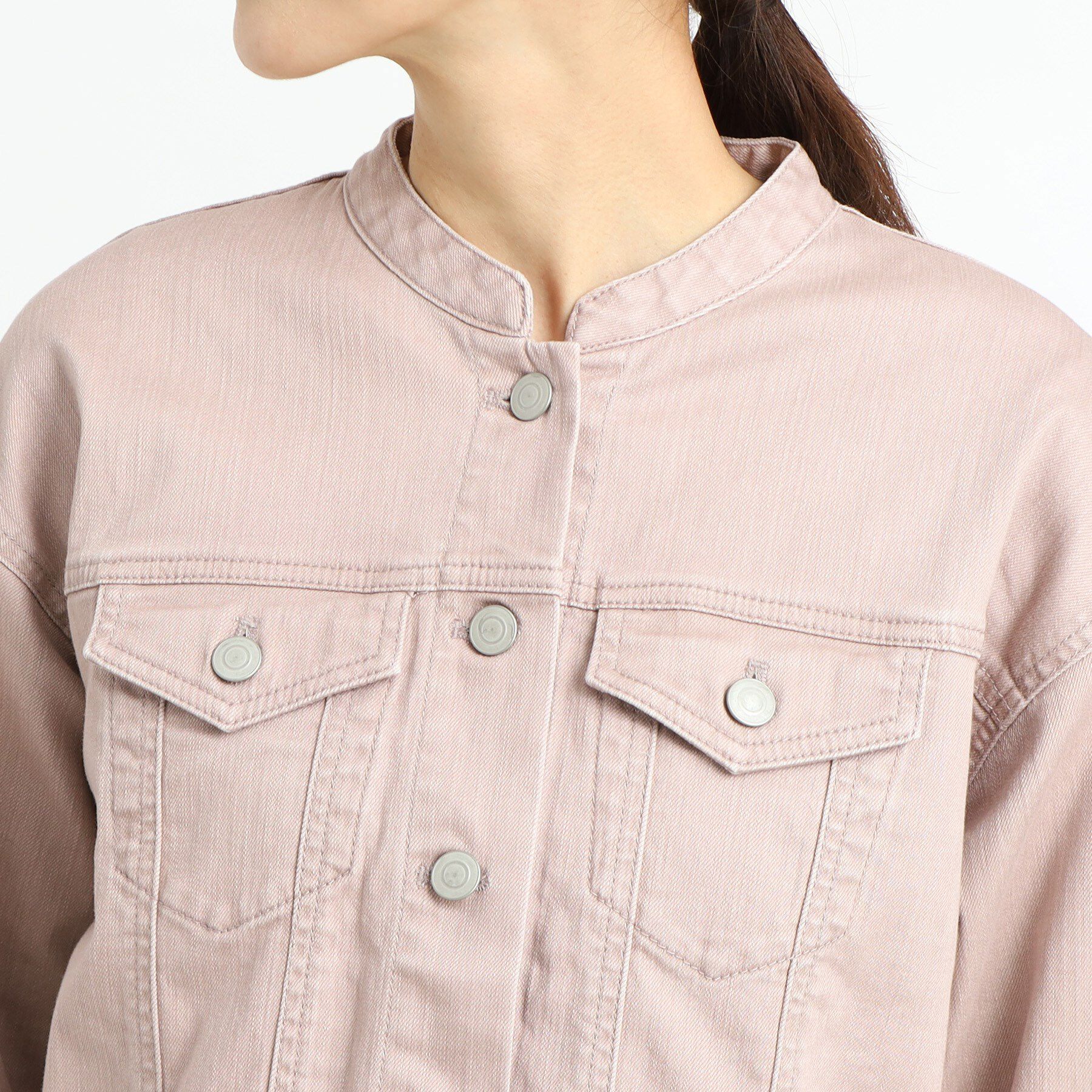 Reflect「【手洗い可】カラーデニムジャケット」|デニムジャケット|