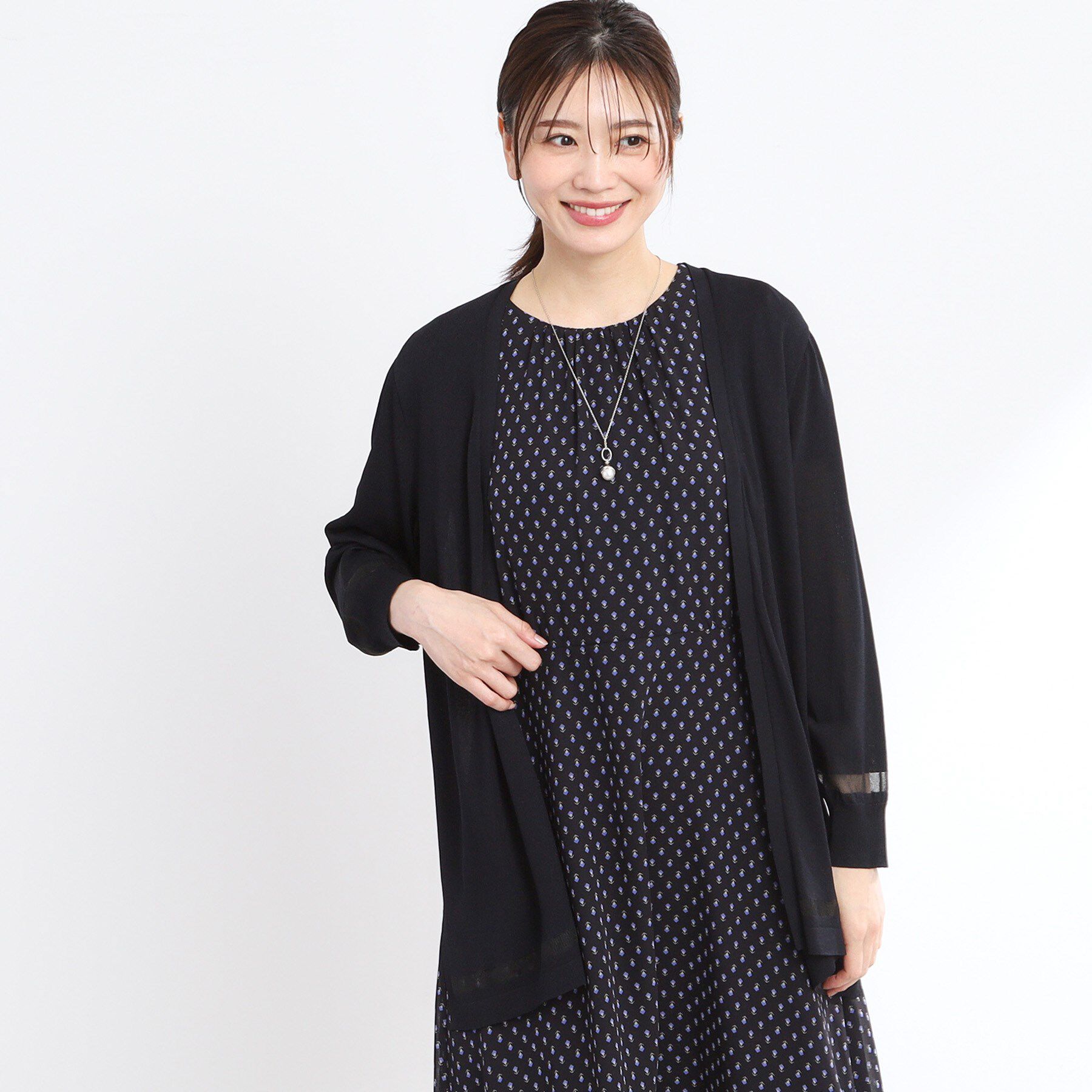 Reflect「【手洗い可】着流しカーディガン」|カーディガン|