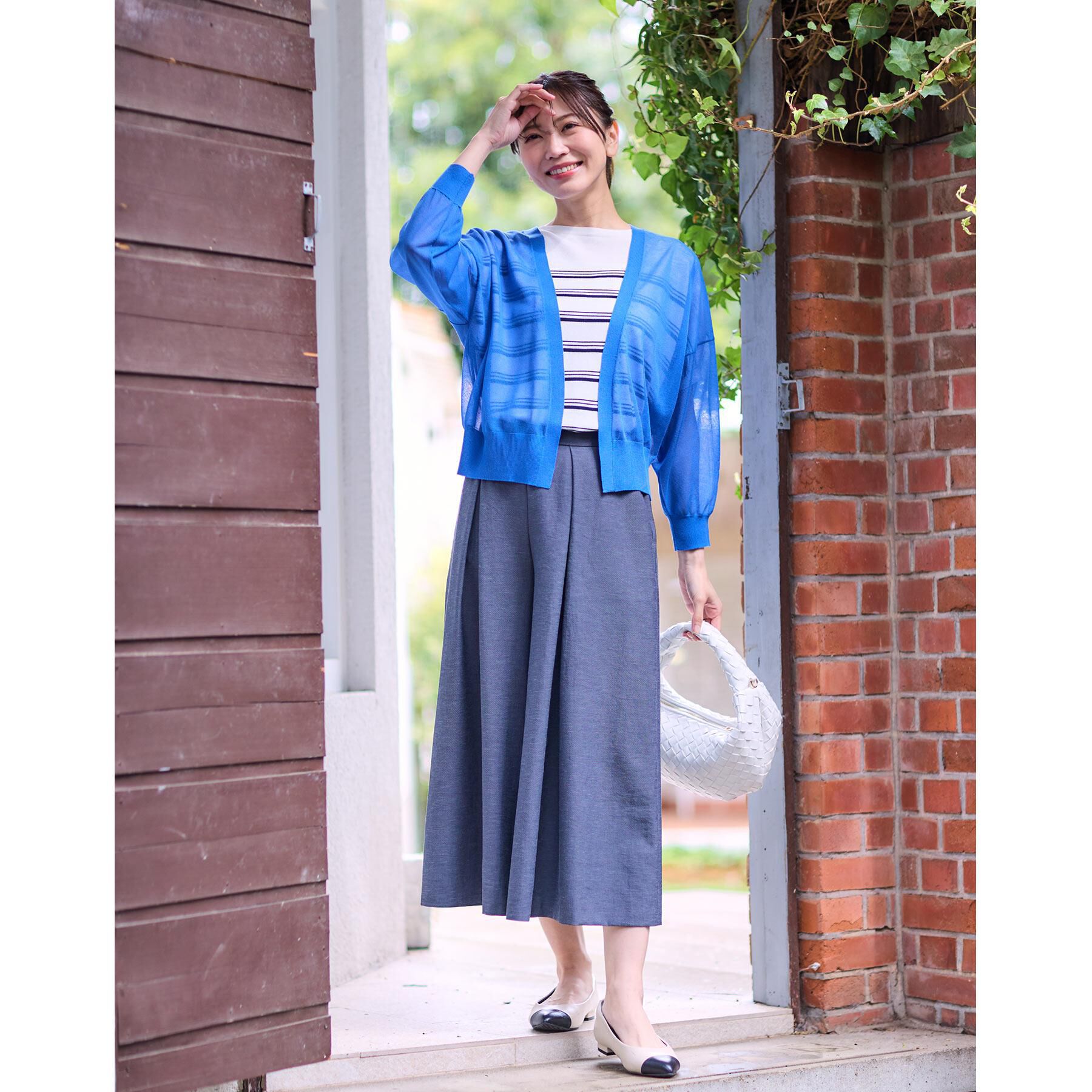 Reflect「【洗える】タックスカート風ワイドパンツ」|その他|