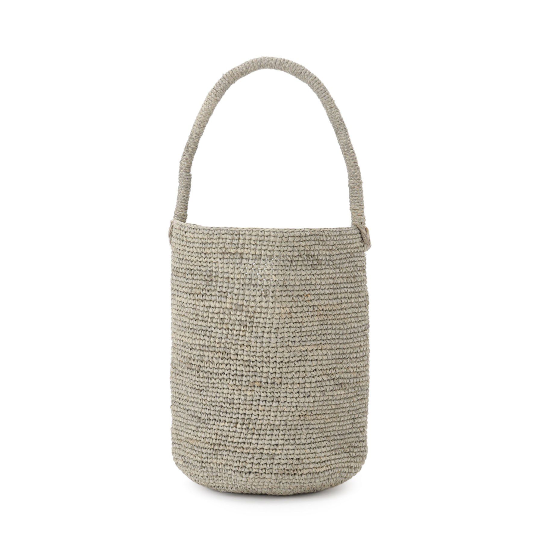 DRESSTERIOR「MADE IN MADA（メイドインマダ）NAVIO バケツバッグ」|ハンドバッグ|グレー(012)