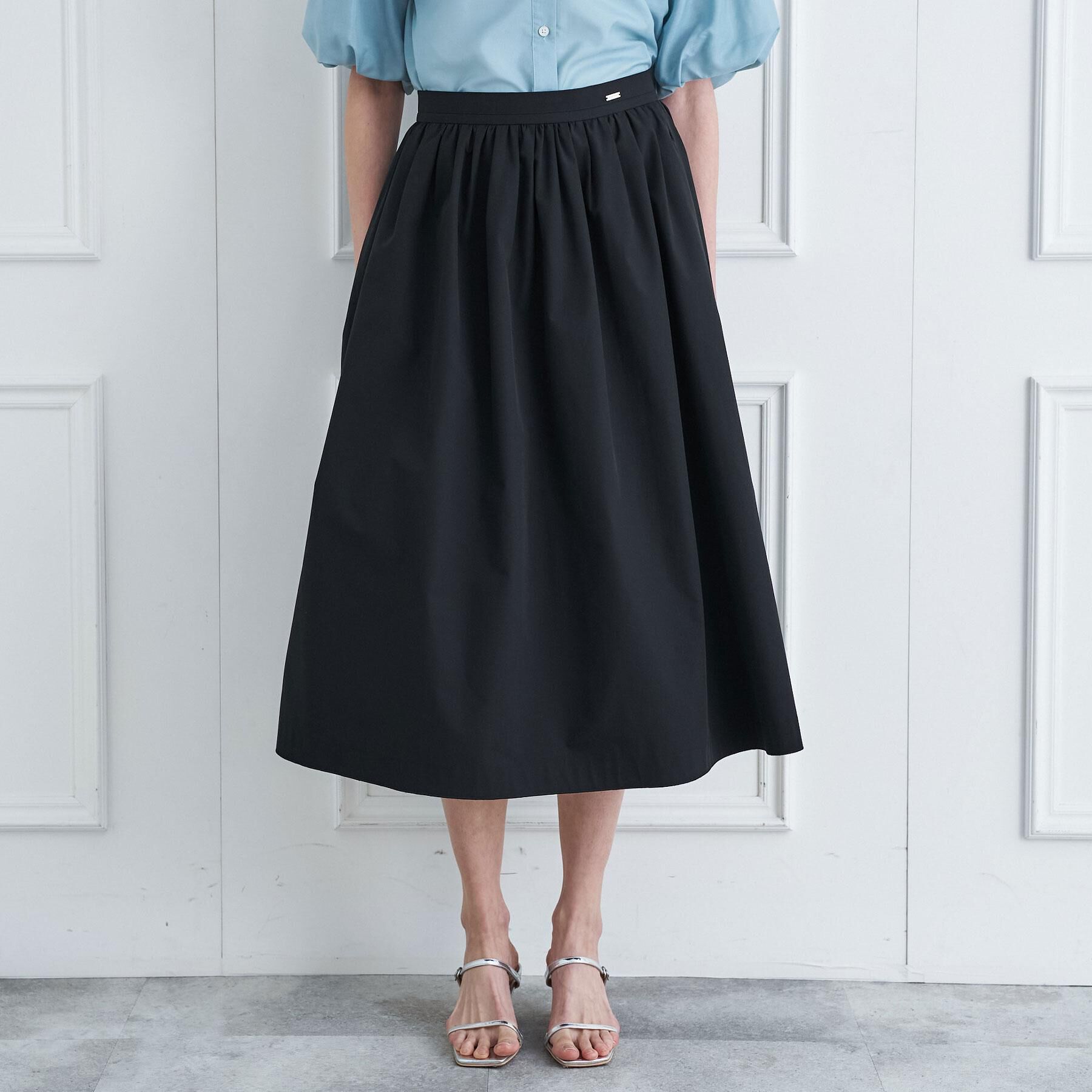 DRESSTERIOR「【otonaMUSE5月号掲載】タックギャザー スカート」|スカート|ブラック(019)