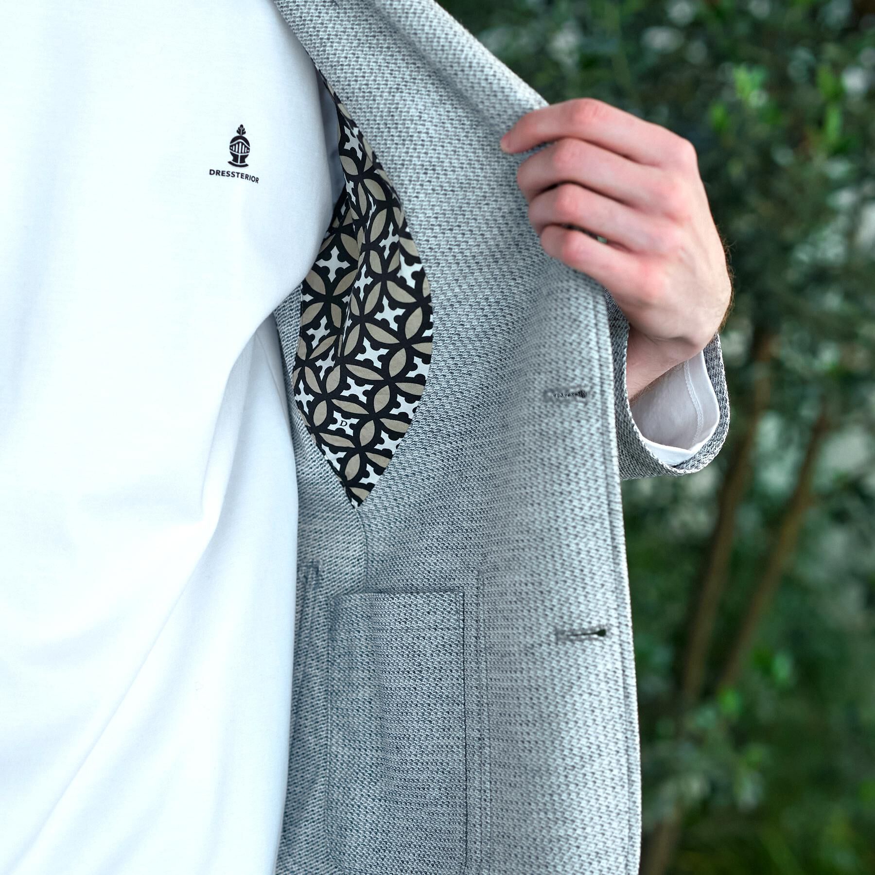 DRESSTERIOR「【Safari5月号掲載/ウォッシャブル】鹿の子 コンフォータブルジャケット」|テーラードジャケット|