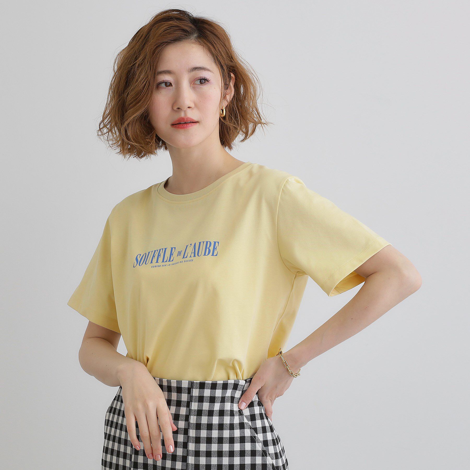 grove「【UVカット・接触冷感】ベーシックロゴTシャツ」|Tシャツ・カットソー|