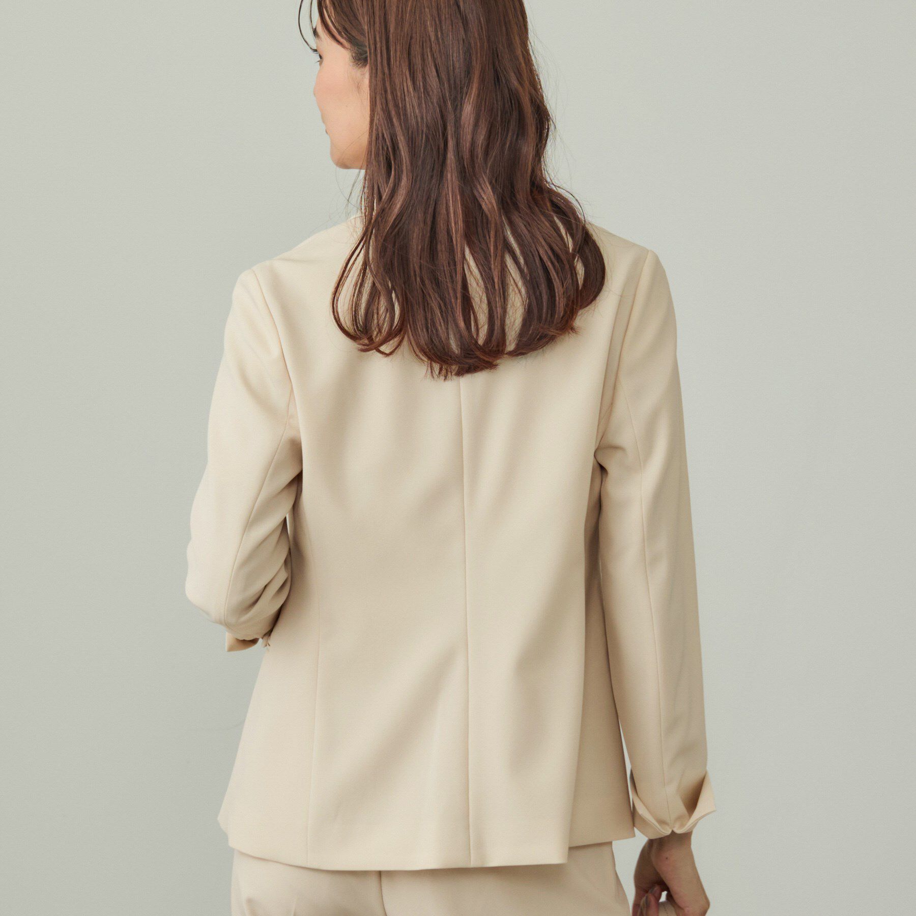 INDIVI「【洗える／UVケア】ストレッチテーラードジャケット」|スーツ|