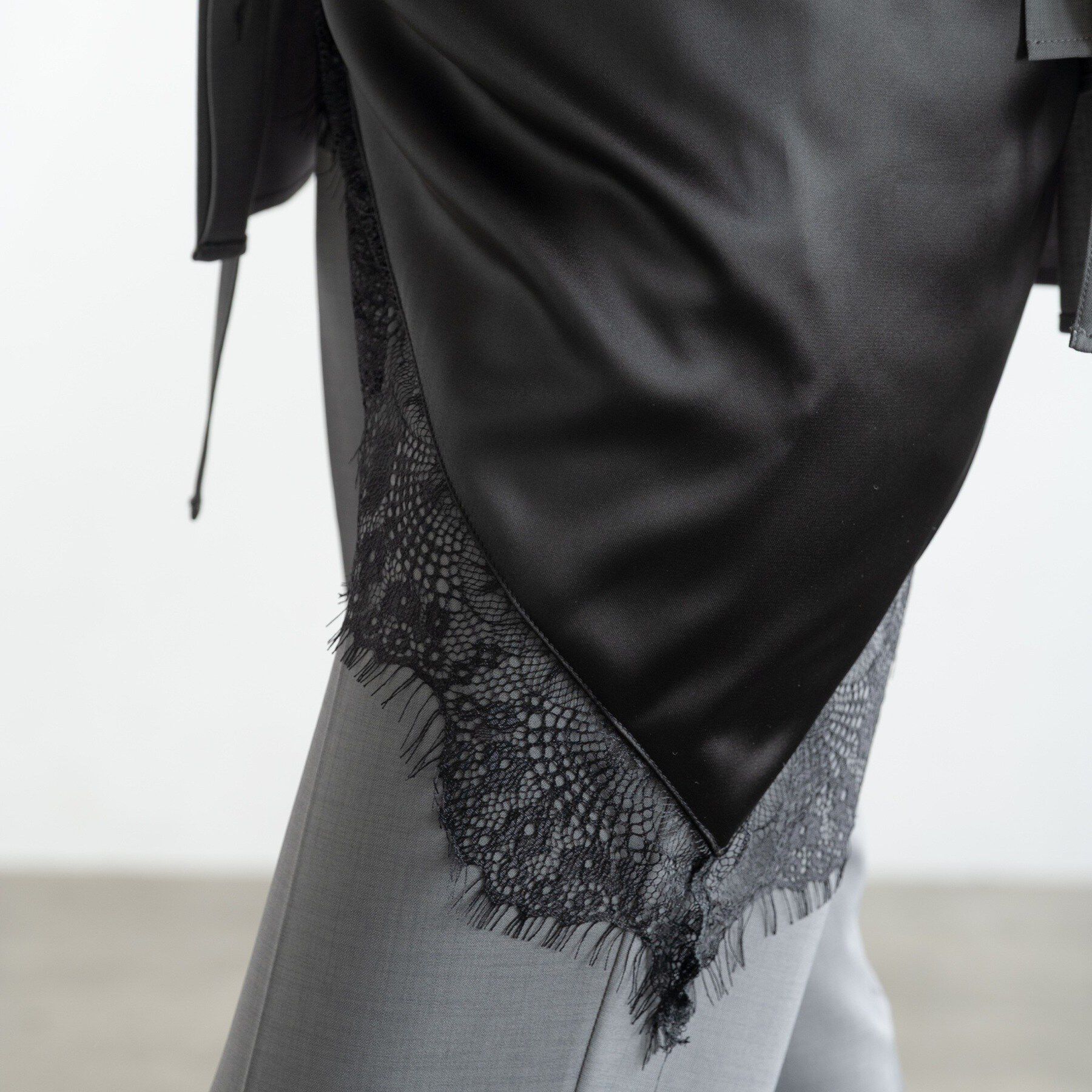 GALLEST「サテンレーススカーフ」|ストール|