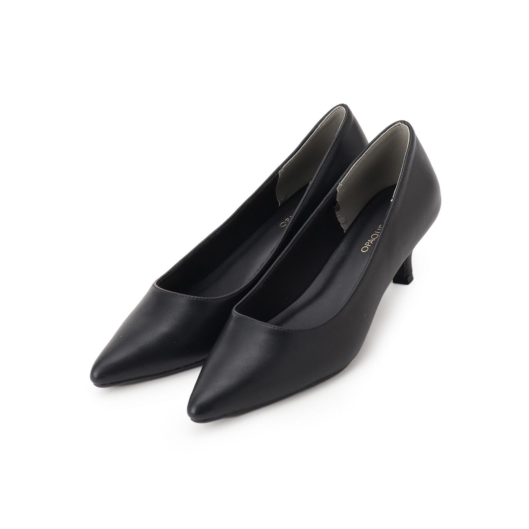 OPAQUE.CLIP「【抗菌防臭加工/低反発クッション】名品　ポインテッドトゥパンプス」|パンプス|ブラック(019)
