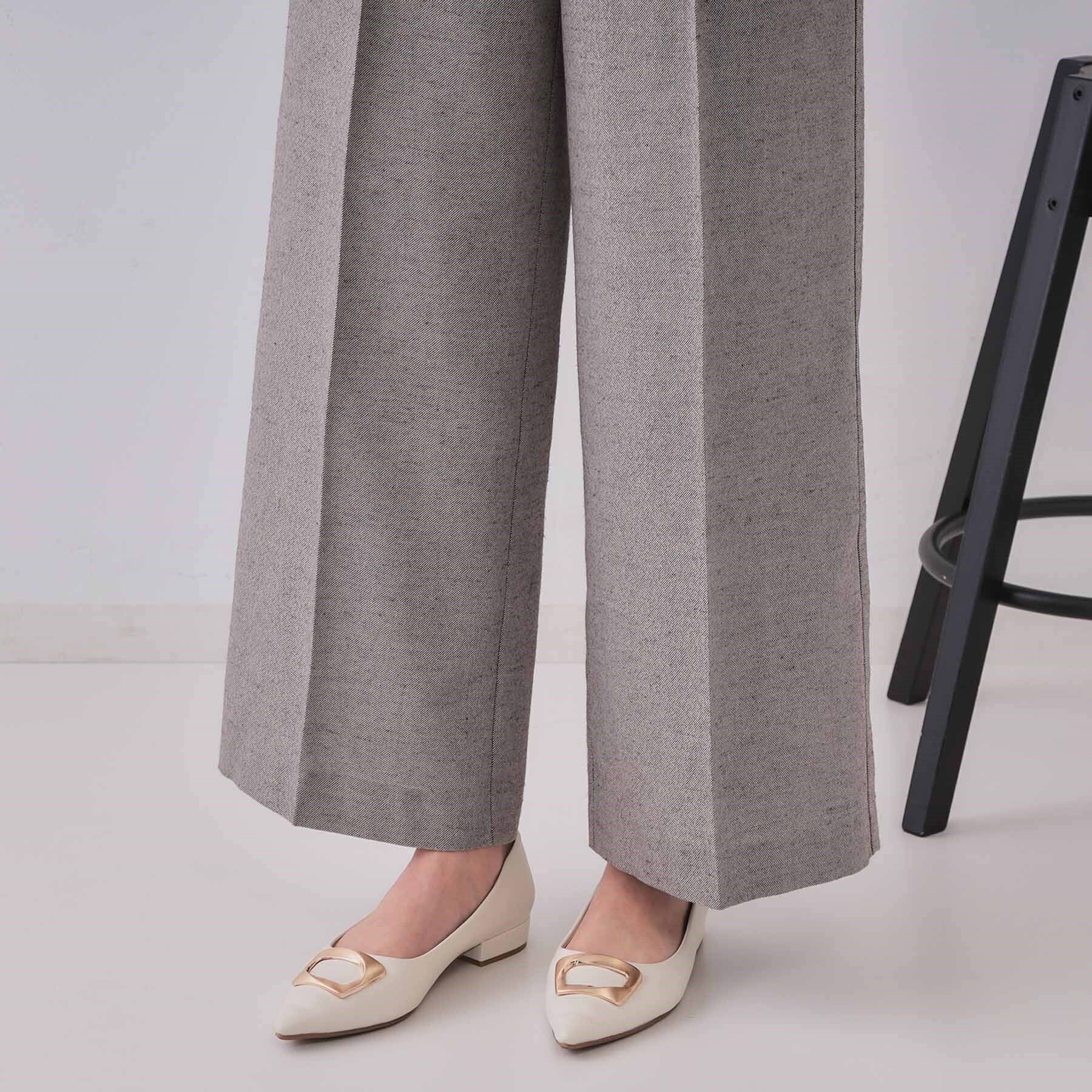 OPAQUE.CLIP「麻混ラメワイドパンツ【洗濯機洗い可】」|その他|