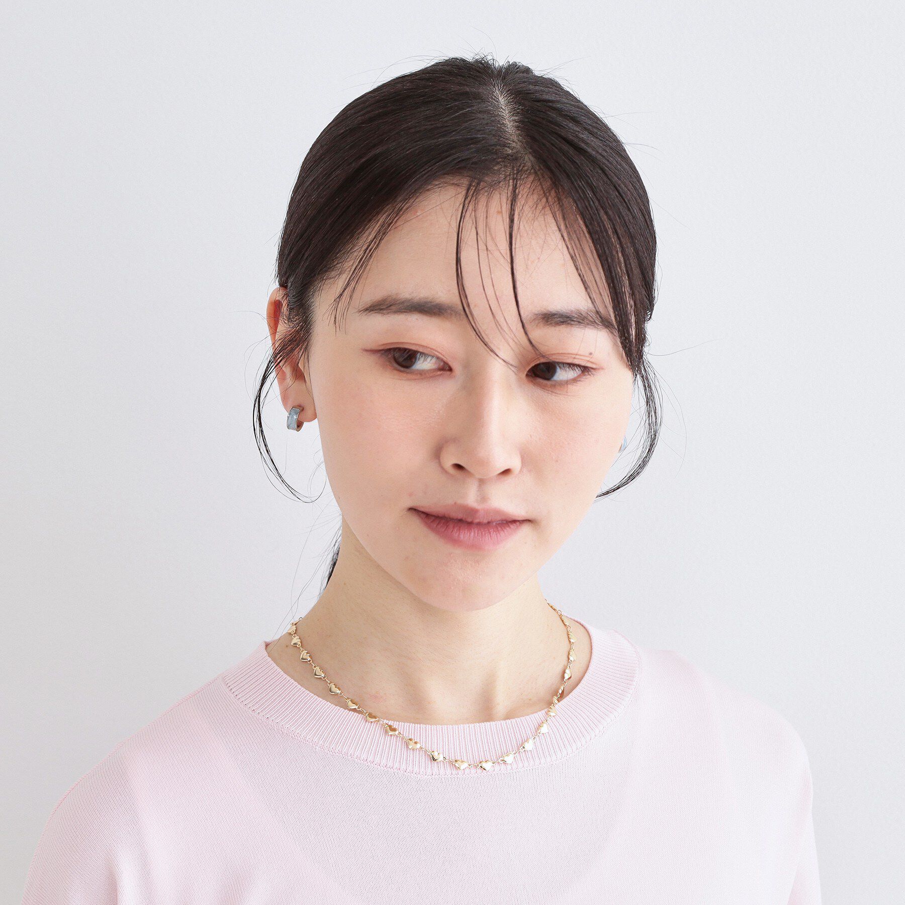 OPAQUE.CLIP「ハートチェーンネックレス」|ネックレス|