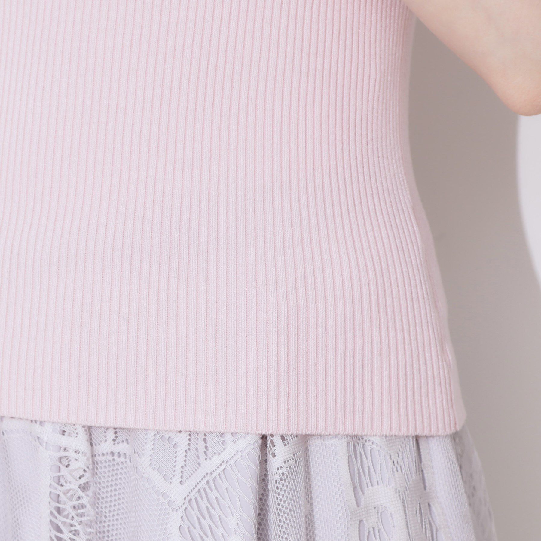 Couture broach「リブオフショルニット」|ニット・セーター|