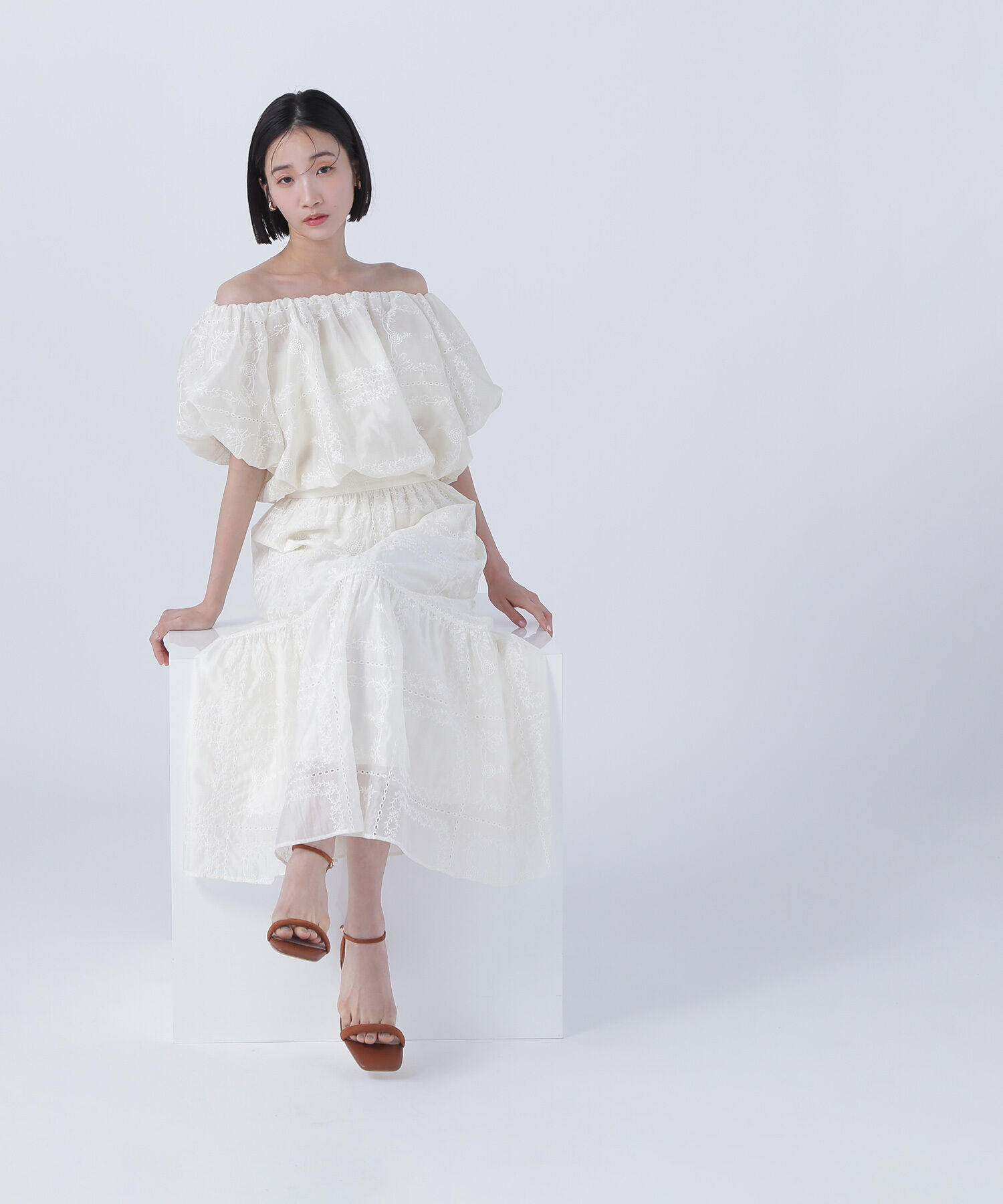  「シアーレーススカート」|スカート|